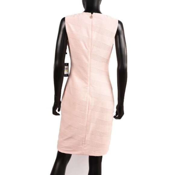NWT Tommy Hilfiger Pink Sleeveless Above the Knee Shift Dress - Picture 6 of 9